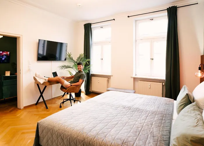 公寓 Einzigartiges Ferienapartment In Der Nahe Des Hauptbahnhofs Halle (Saale)